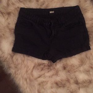 Urban Outfitters BDG black denim shorts